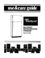 Предварительный просмотр 1 страницы Whirlpool ET22ZM Use & Care Manual