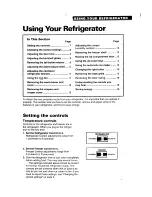 Preview for 7 page of Whirlpool ET25DK Use And Care Manual