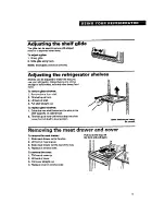 Preview for 9 page of Whirlpool ET25PK Use And Care Manual