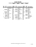 Предварительный просмотр 4 страницы Whirlpool ET4WSKXSQ00 Parts List