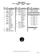 Предварительный просмотр 8 страницы Whirlpool ET6WSKXSQ00 Parts List