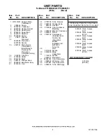 Предварительный просмотр 8 страницы Whirlpool ET6WSKXSQ01 Parts Manual