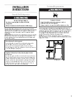 Preview for 3 page of Whirlpool ET8MTKXKQ01 Use & Care Manual