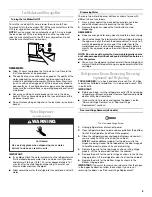 Preview for 5 page of Whirlpool ET8MTKXKQ01 Use & Care Manual