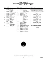 Предварительный просмотр 8 страницы Whirlpool ET8WTKXKB08 Parts Manual