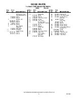 Предварительный просмотр 4 страницы Whirlpool ET8WTMXKQ00 Parts Manual