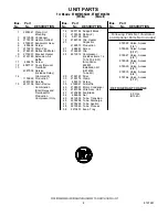 Предварительный просмотр 8 страницы Whirlpool ET8WTMXKQ00 Parts Manual