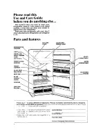 Предварительный просмотр 2 страницы Whirlpool ETl8AK Use & Care Manual