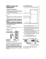 Предварительный просмотр 4 страницы Whirlpool ETl8AK Use & Care Manual