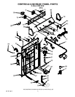 Предварительный просмотр 3 страницы Whirlpool ETW4300SQ1 Parts List