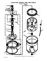 Предварительный просмотр 5 страницы Whirlpool ETW4300SQ1 Parts List