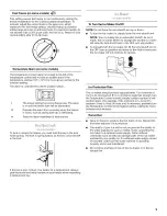 Preview for 9 page of Whirlpool EV070FXRQ01 Use & Care Manual