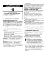 Preview for 19 page of Whirlpool EV070FXRQ01 Use & Care Manual