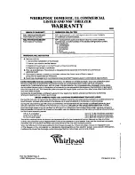 Preview for 12 page of Whirlpool EV110C Use And Care Manual