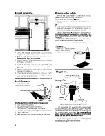 Предварительный просмотр 4 страницы Whirlpool EV110E Use And Care Manual