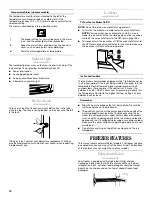 Предварительный просмотр 10 страницы Whirlpool EV120NXR Use And Care Manual