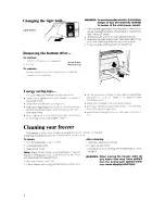 Предварительный просмотр 6 страницы Whirlpool EV130N Use & Care Manual