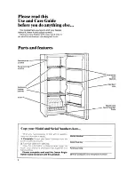 Предварительный просмотр 2 страницы Whirlpool EV150C Use And Care Manual