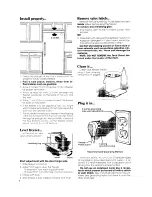 Предварительный просмотр 4 страницы Whirlpool EV150CXR Use And Care Manual