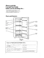 Предварительный просмотр 2 страницы Whirlpool EV150FXR User Manual