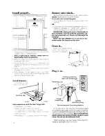 Предварительный просмотр 4 страницы Whirlpool EV150FXR User Manual