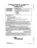 Preview for 12 page of Whirlpool EV150N Use And Care Manual