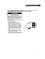 Preview for 9 page of Whirlpool EV150NXAN00 Use And Care Manual