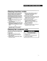 Preview for 11 page of Whirlpool EV150NXAN00 Use And Care Manual