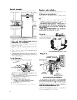 Предварительный просмотр 4 страницы Whirlpool EV15HEXP Use And Care Manual