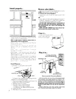 Preview for 4 page of Whirlpool EV15HK Use & Care Manual