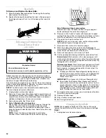 Preview for 12 page of Whirlpool  EV160NZTQ Use & Care Manual