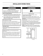 Предварительный просмотр 4 страницы Whirlpool EV160NZTQ00 Use & Care Manual