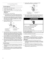 Предварительный просмотр 6 страницы Whirlpool EV160NZTQ00 Use & Care Manual