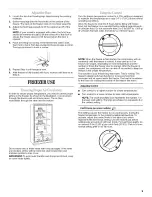 Предварительный просмотр 9 страницы Whirlpool EV160NZTQ00 Use & Care Manual