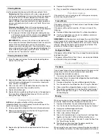 Preview for 11 page of Whirlpool EV165NXTN Use And Care Manual