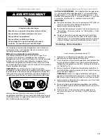 Preview for 17 page of Whirlpool EV165NXTN Use And Care Manual