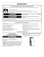 Preview for 3 page of Whirlpool EV187NYRQ00 Use & Care Manual