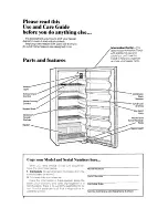 Предварительный просмотр 2 страницы Whirlpool EV190F Use And Care Manual