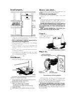 Предварительный просмотр 4 страницы Whirlpool EV190F Use And Care Manual