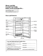 Preview for 2 page of Whirlpool EV190N Use And Care Manual