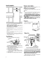 Preview for 4 page of Whirlpool EV190N Use And Care Manual