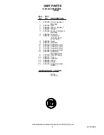 Preview for 6 page of Whirlpool EV200FZRQ03 Parts Manual