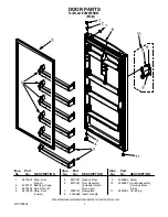 Preview for 7 page of Whirlpool EV200FZRQ03 Parts Manual