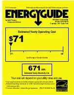 Preview for 1 page of Whirlpool EV200NZBQ Energy Manual