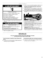 Preview for 15 page of Whirlpool EV209NBT - INSTALLATION 5-10 Installation Instructions Manual