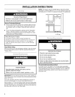 Предварительный просмотр 4 страницы Whirlpool EV209NBTN00 Use & Care Manual