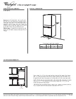 Whirlpool EV209NBTQ Dimension Manual preview