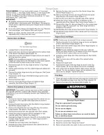 Preview for 7 page of Whirlpool EV209NBTQ01 Use & Care Manual