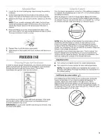 Preview for 9 page of Whirlpool EV209NBTQ01 Use & Care Manual