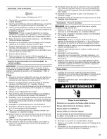 Preview for 21 page of Whirlpool EV209NBTQ01 Use & Care Manual